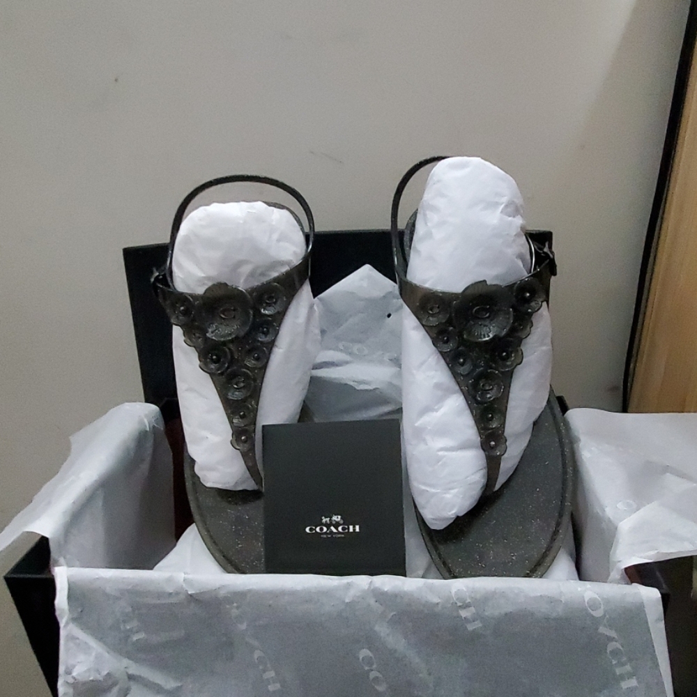 New Coach sandals